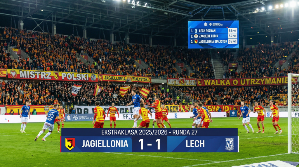 Mecz ligi polskiej Ekstraklasa